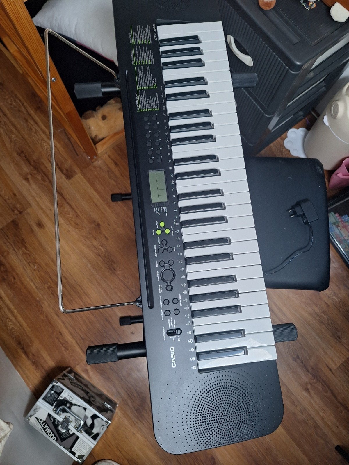 Casio CTK-240 Keyboard met standaard en krukje, 49 toetsen, Casio, Ophalen of Verzenden, Zo goed als nieuw
