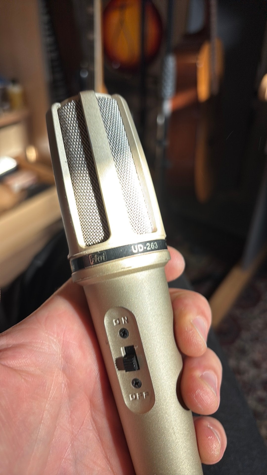 Vintage Aoi UD-263 Microfoon - Goede Staat, Ophalen of Verzenden, Gebruikt, Overige typen