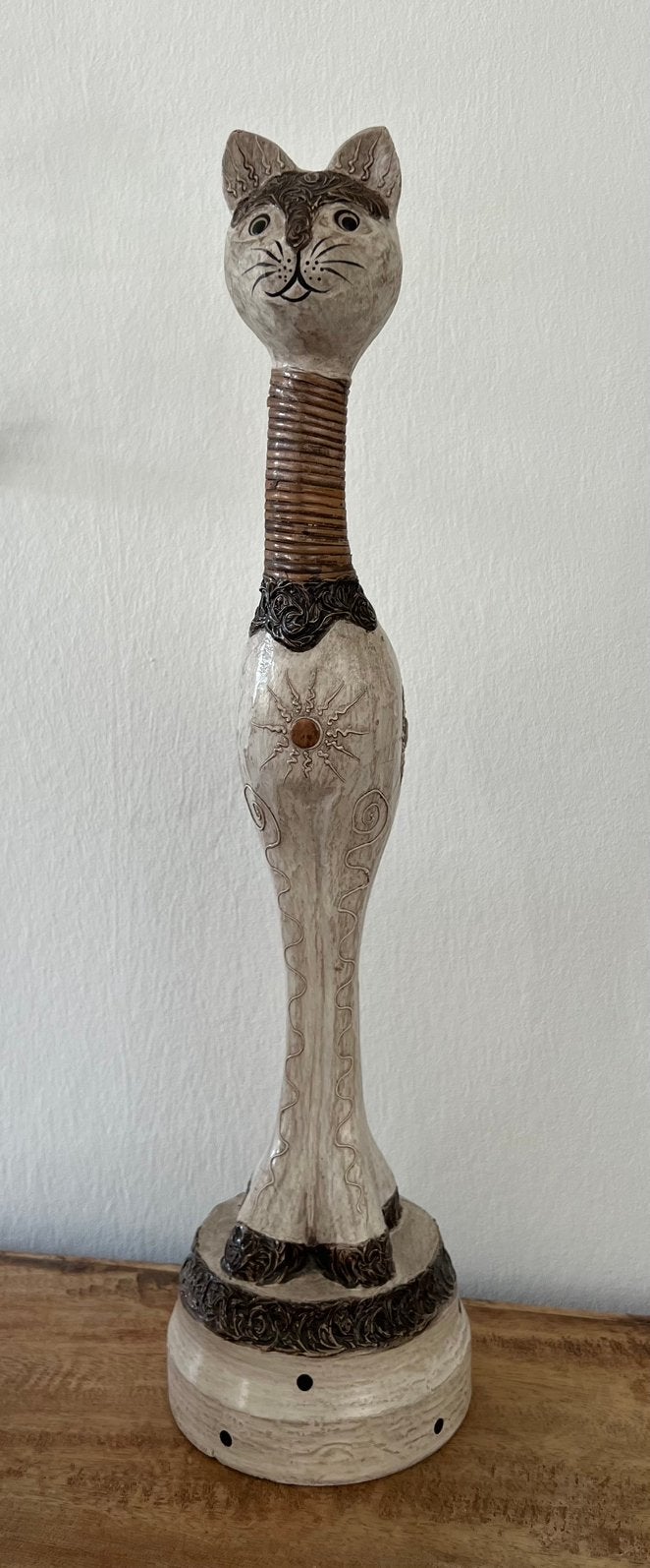 Kunst - beeldje kat, Ophalen of Verzenden