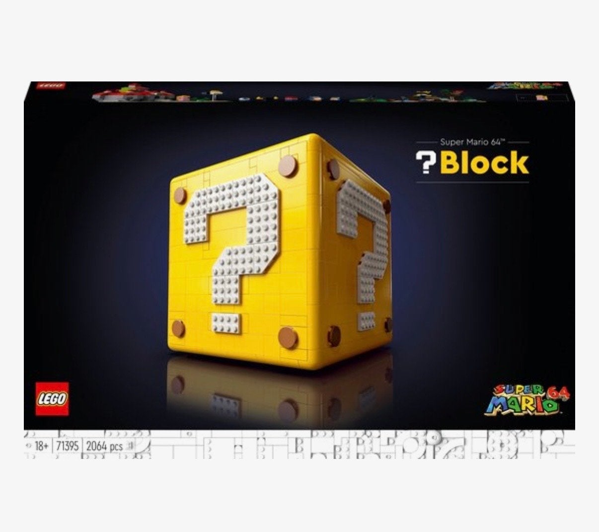 Lego Super Mario 64 vraagtekenblok 71395 nieuw in doos, Ophalen of Verzenden, Nieuw, Lego