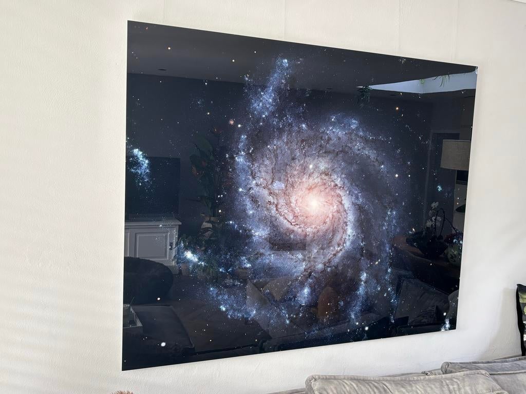 Hubble Telescoop Pinwheel Galaxy op acryl glas, Ophalen