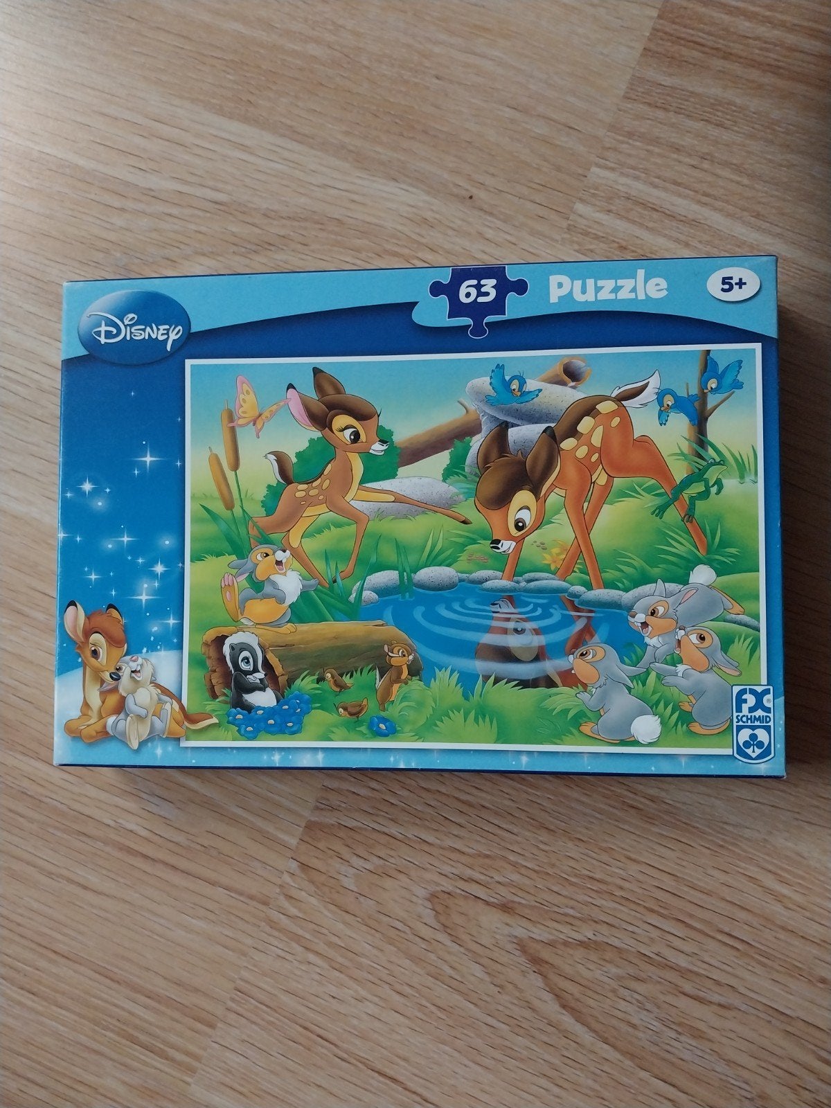 Disney Bambi Legpuzzel 63 stukjes - Erg netjes, Hobby en Vrije tijd, Denksport en Puzzels, Ophalen of Verzenden, Minder dan 500 stukjes