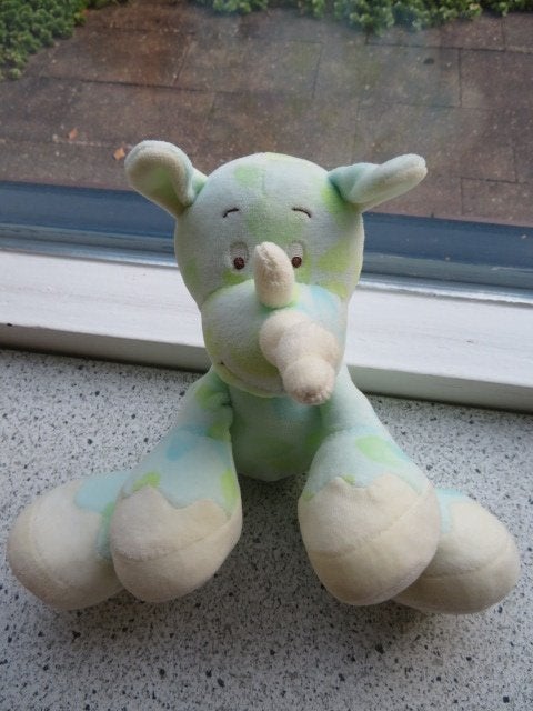 Neushoorn Don Rhino merk Happy Horse meet ca 20 cm, Ophalen of Verzenden, Zo goed als nieuw, Overige typen, Happy Horse