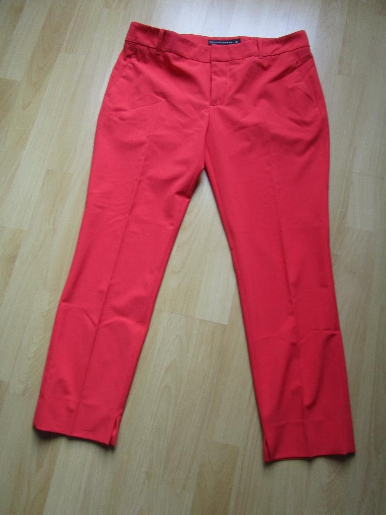 Zara woman langebroek maat M tomatenrood, Maat 38/40 (M), Zara, Ophalen of Verzenden, Zo goed als nieuw