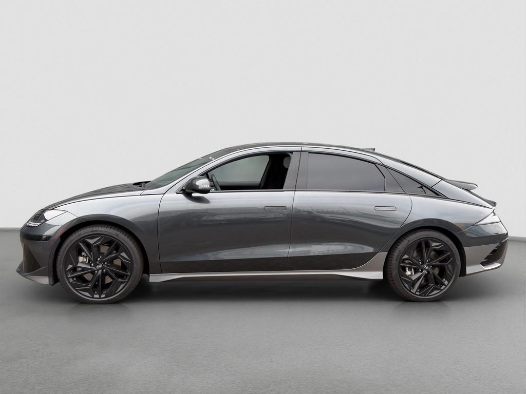 Hyundai IONIQ 6 77.4 kWh 229pk Connect, Auto's, Hyundai, 12 maanden, Achterwielaandrijving, Gebruikt, Zwart
