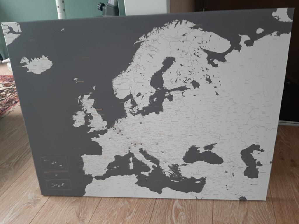 Pin Adventure Map Europa - Prikbord, Ophalen, 2000 tot heden, Europa Overig, Landkaart