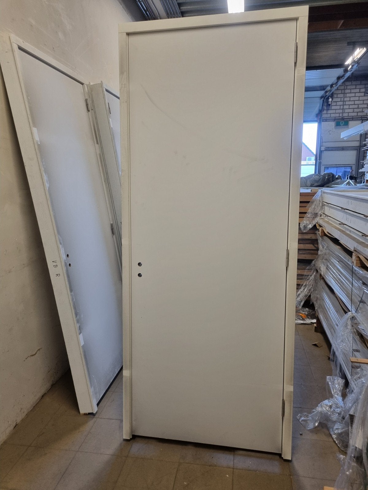 binnendeur met kozijn en scharnieren, Ophalen, 80 tot 100 cm, 215 cm of meer, Binnendeur