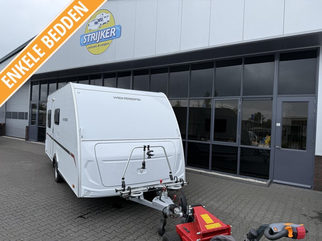 Weinsberg CaraCito 470 EU 2 Aparte bedden 1200KG BJ 2021, Caravans en Kamperen, Overige merken, Lengtebed, Bedrijf, Treinzit