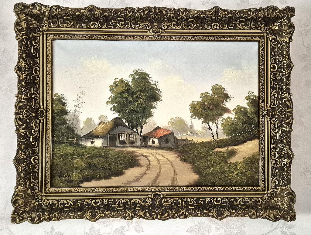 Prachtig schilderij Dirk Verheul, Ophalen of Verzenden