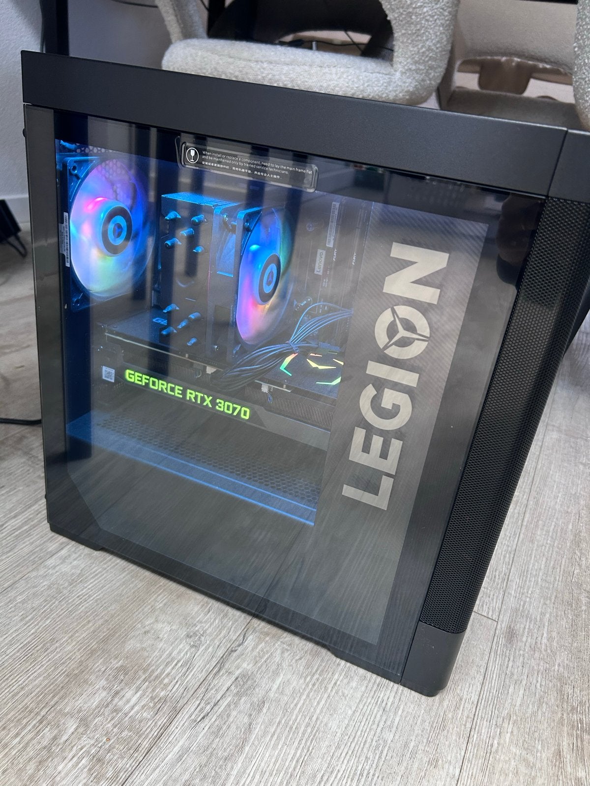 Lenovo Legion T5 Gaming PC - AMD Ryzen 9, RTX 3070, 32GB RAM, Ophalen, 32 GB, Zo goed als nieuw, Gaming
