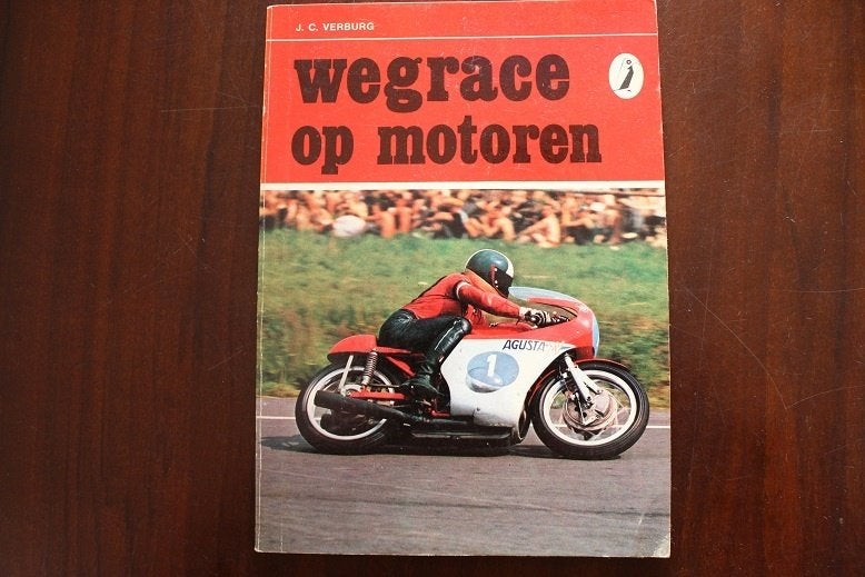 Wegrace op motoren  seizoen 1971 ??  J.C. Verburg  Alk 627, Boeken, Ophalen of Verzenden, Gelezen
