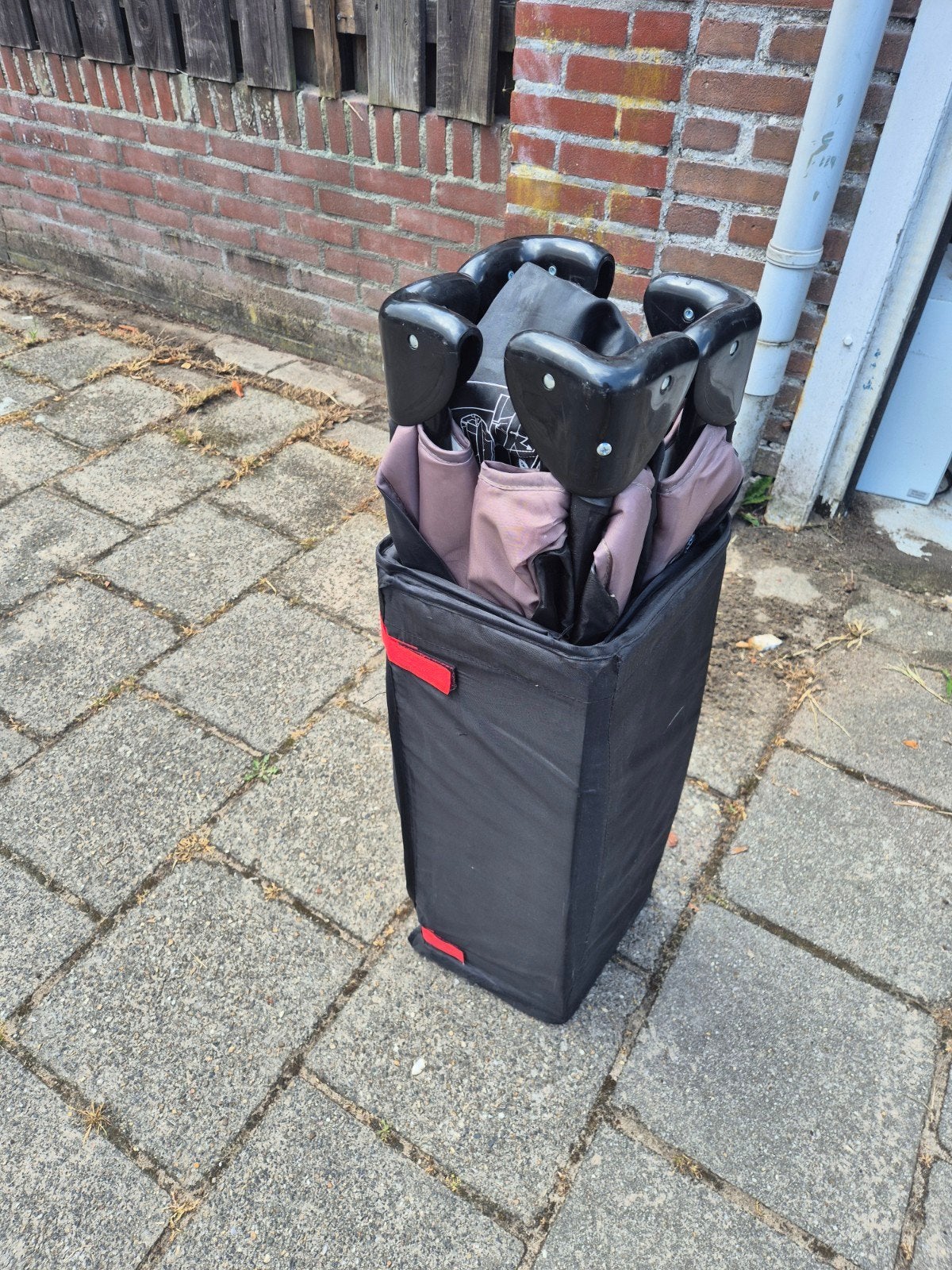Qute campingbedje baby + extra matras, Ophalen, Gebruikt, Rechthoekig, Boxkleed