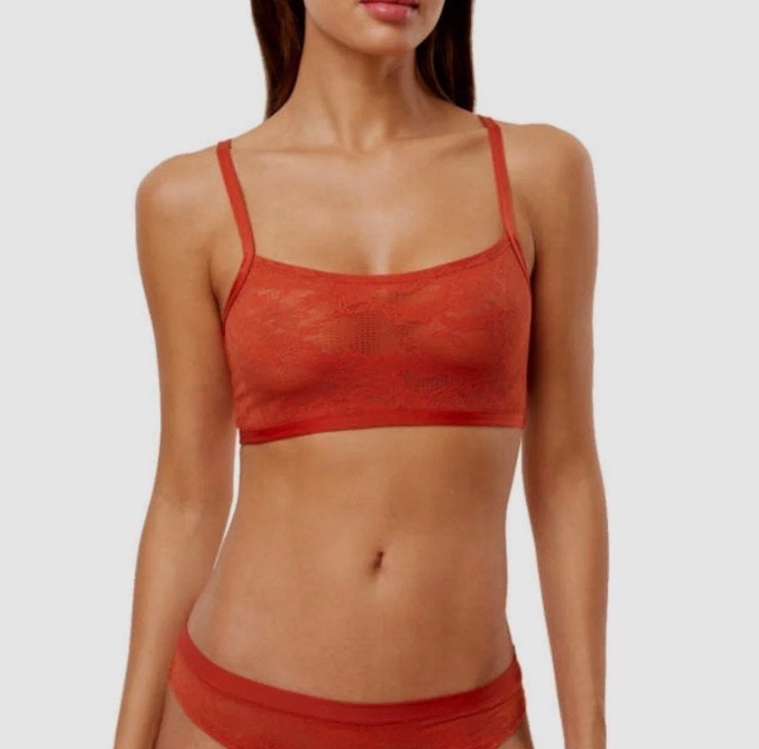 Triumph Bralette Kanten BH - Oranje - Maat 02 (70D-80E), Verzenden, Oranje, BH