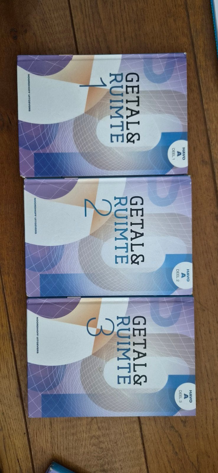 Getal & Ruimte HAVO A deel 1, 2, 3 Wiskunde boeken, Boeken, Gelezen, Wiskunde A, HAVO, Ophalen of Verzenden