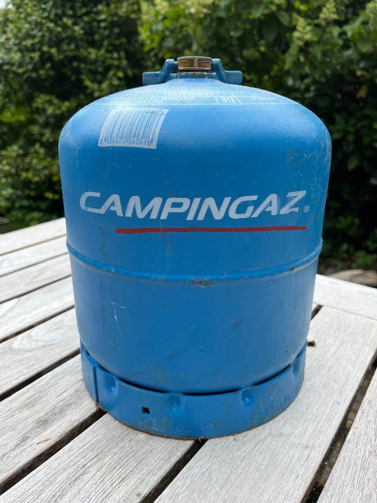 Camping gaz fles, Ophalen, Gebruikt