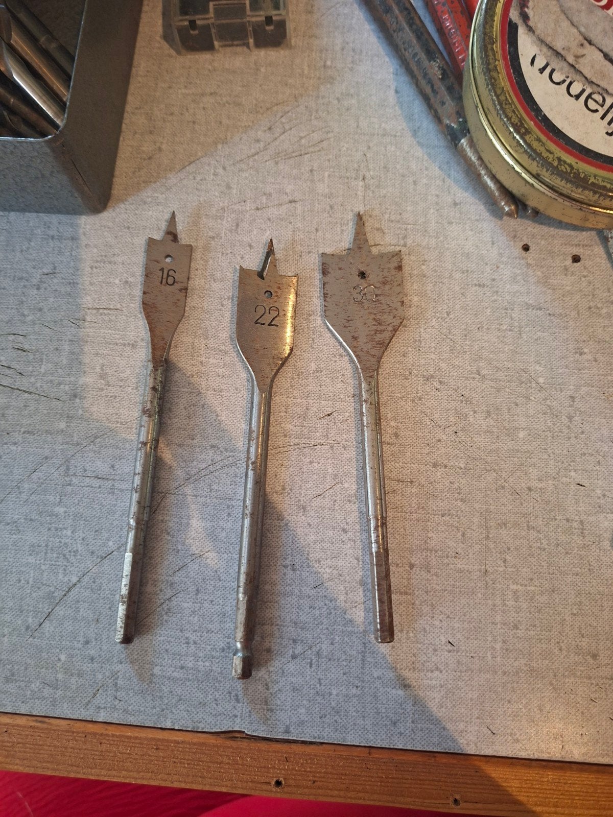 Set van 3 vlinderboren (16mm, 22mm, 30 mm), Ophalen of Verzenden, Gebruikt, Overige typen