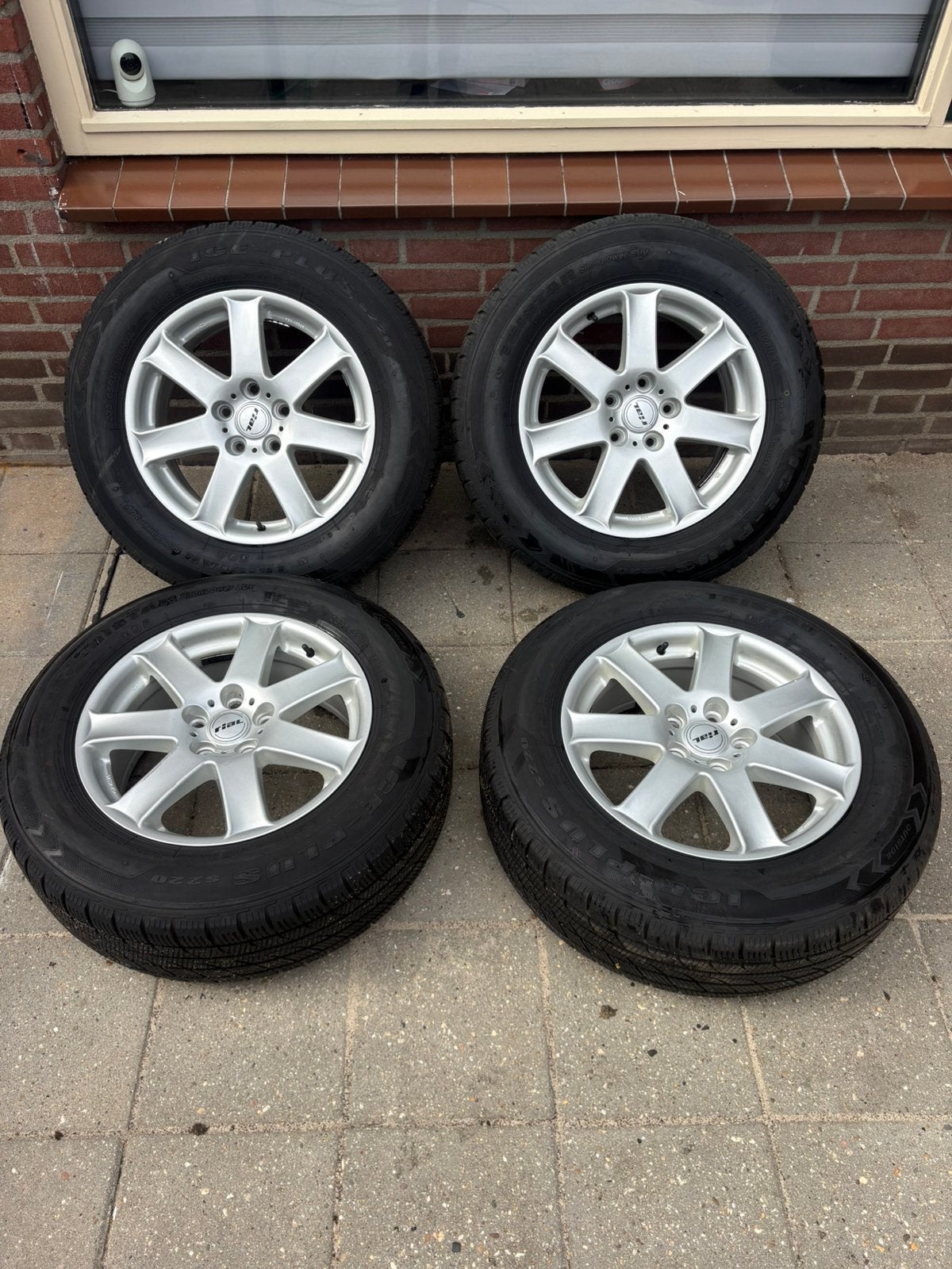 Bmw x5 Rial velgen 17 inch 5x120, Auto-onderdelen, Banden en Velgen, Ophalen, Gebruikt, Velg(en), 17 inch