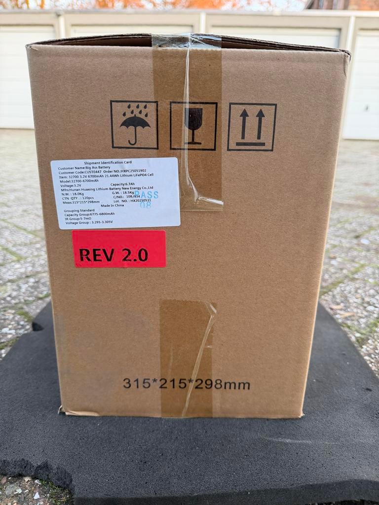32700 6.7AH LiFePo4 cellen,120 stuks per doos, Verzenden, Nieuw