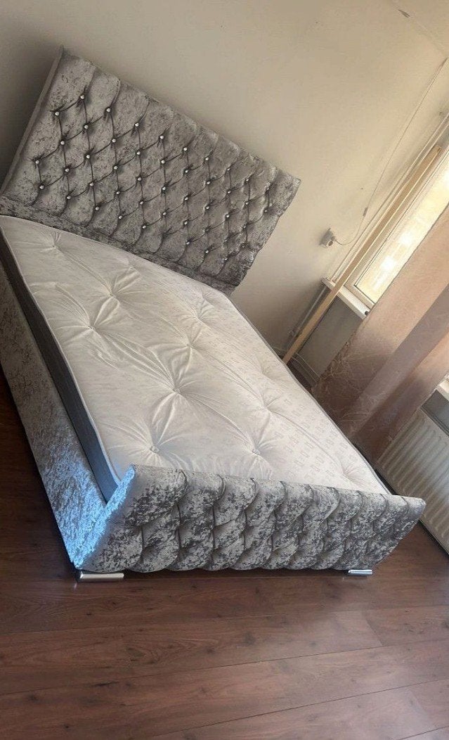 elegant bedframe verkrijgbaar in meerdere maten, Verzenden, Nieuw, Tweepersoons, Wit