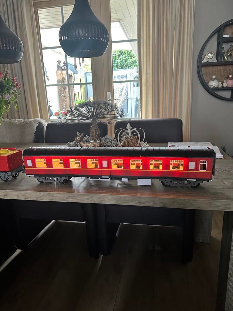 Harry Potter trein 3D geprint met verlichting, Ophalen, Gebruikt, Treinset, Overige merken