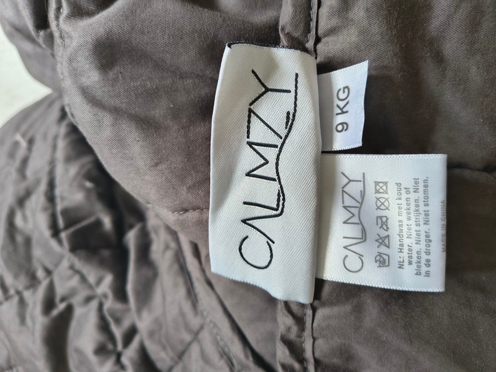 Verzwaringsdeken Calmzy 9 kg, Ophalen, Eenpersoons, Overige merken, Grijs