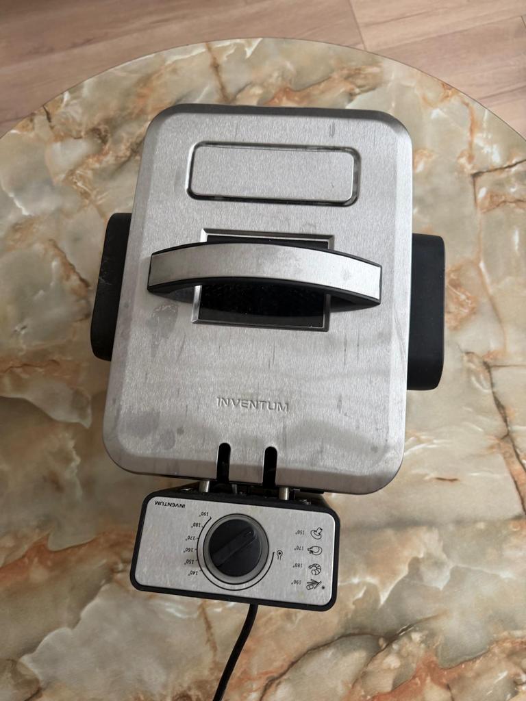 Inventum Frituurpan - Compact, 2 tot 3 liter, Ophalen, Gebruikt, Uitneembare binnenpan