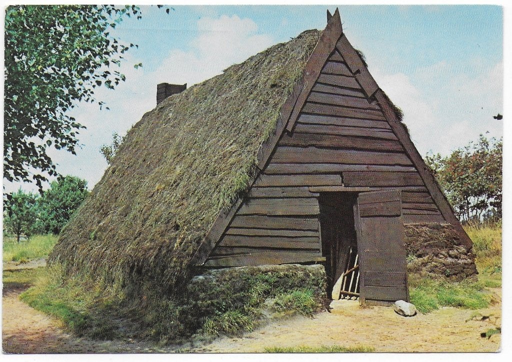 Drente Plaggenhut Gelopen Ansichtkaart ( B6162 ), Ophalen of Verzenden, 1980 tot heden, Gelopen