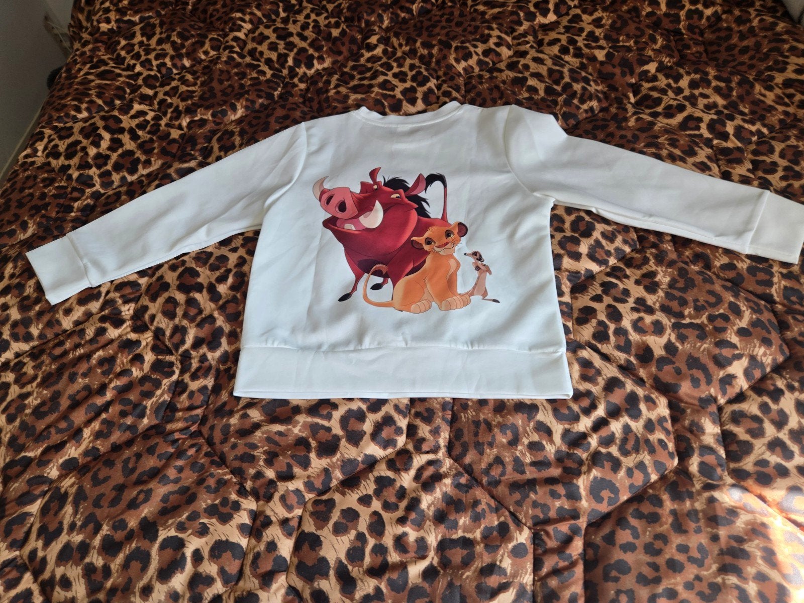 Nieuw Disney Lion King Sweater Simba Pumbaa Timon Maat 134, Kinderen en Baby's, Kinderkleding | Maat 134, Jongen of Meisje, Trui of Vest