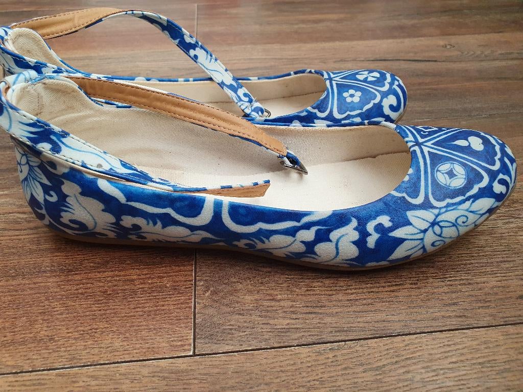 Goby ballerina's maat 40, Blauw, Goby, Gedragen, Ballerina's