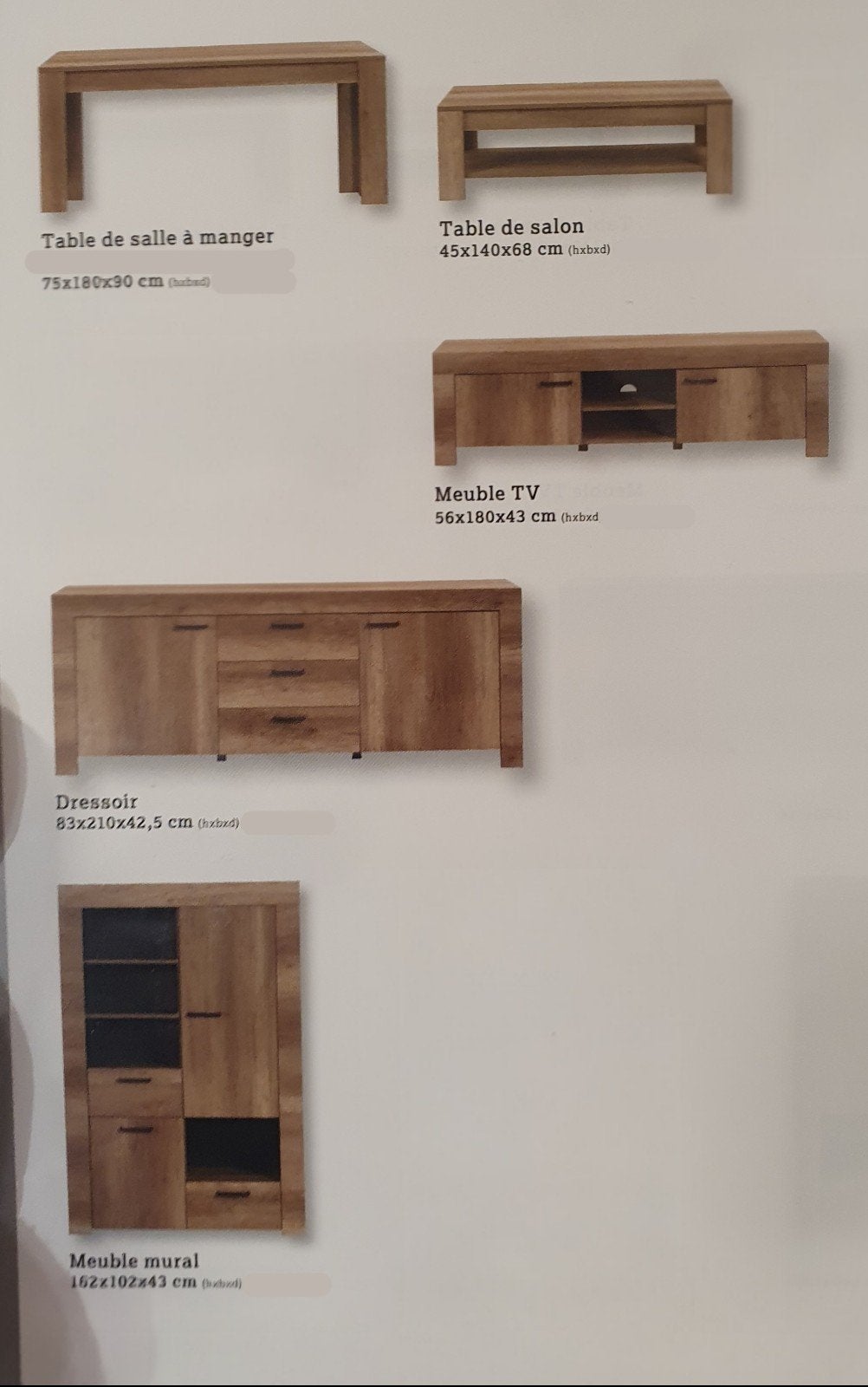 Complete meubelset
