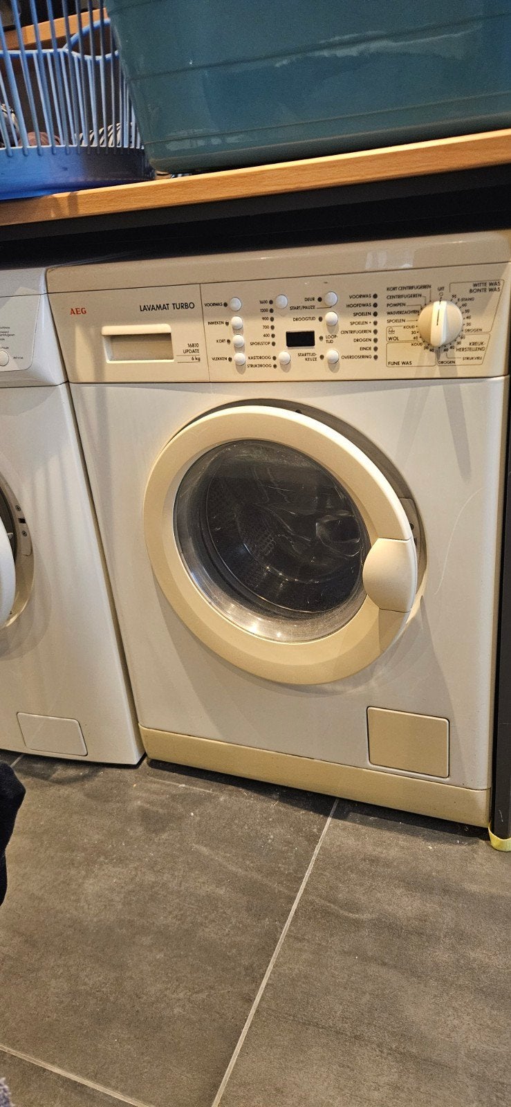 AEG Lavamat Turbo L6810 Was-droogmachine - Gebruikt, 6 tot 8 kg, Ophalen, Gebruikt, Minder dan 85 cm