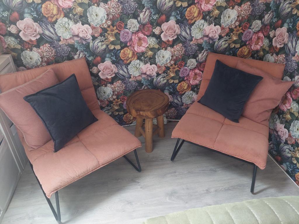 Fauteuil Olivia 2x oudroze, Huis en Inrichting, Stoelen, Twee, Ophalen