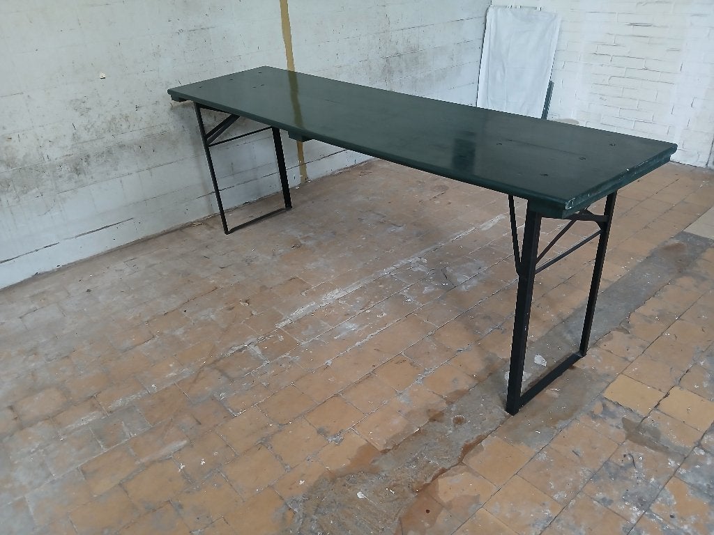 Opvouwbare biertafel, Ophalen, Gebruikt