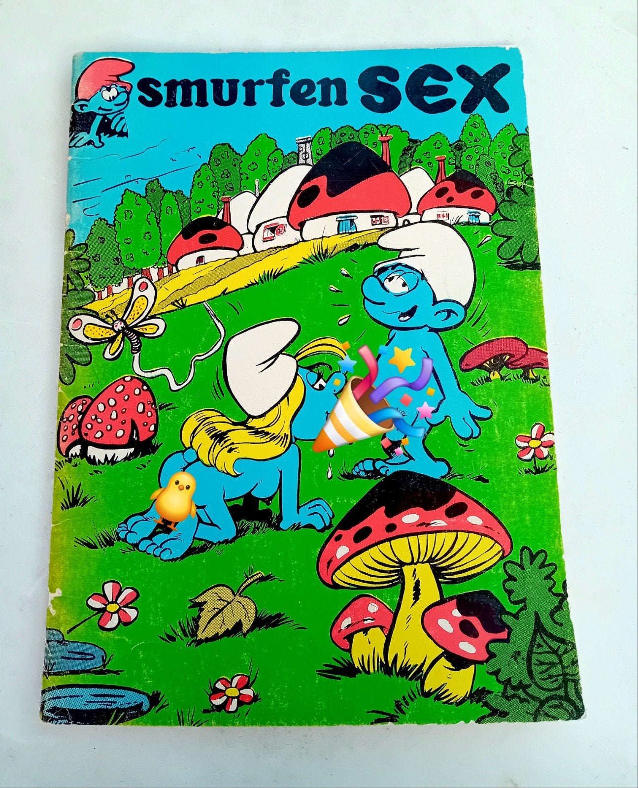 Smurfen Sex - parodie album, Eén stripboek, Ophalen of Verzenden, Gelezen