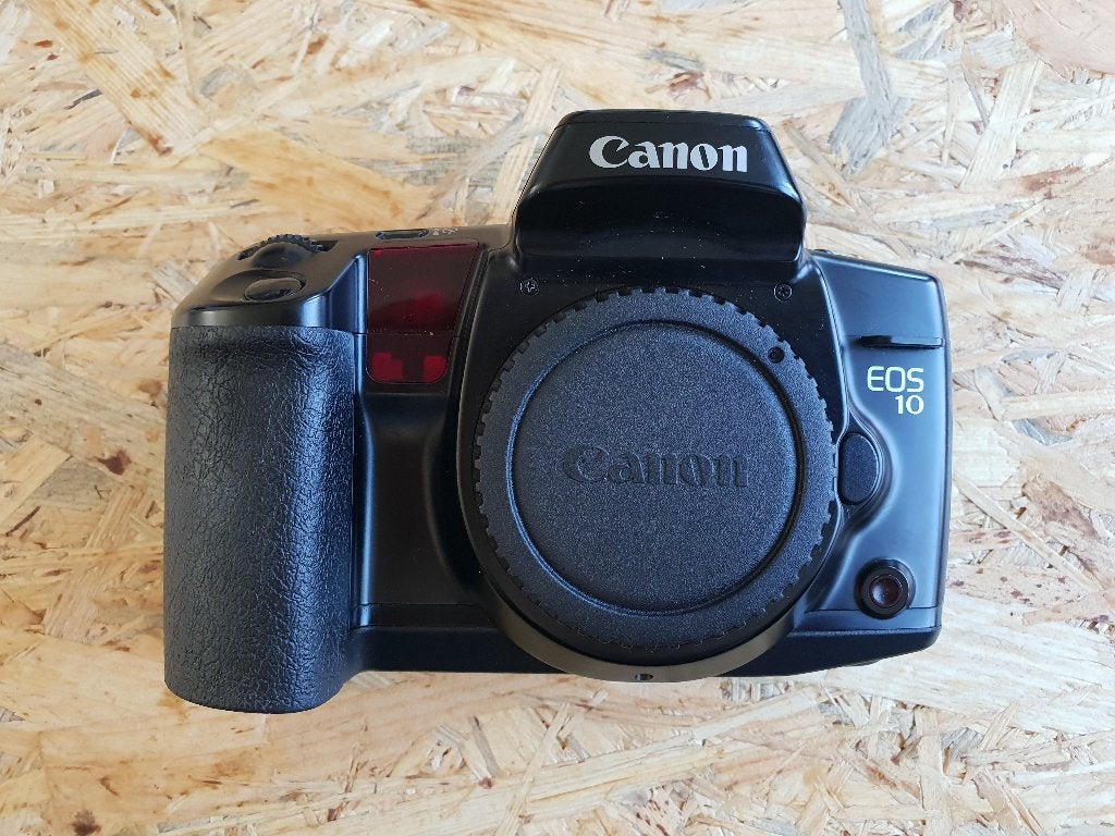 Canon Eos 10 analoge camera, Audio, Tv en Foto, Ophalen, Gebruikt, Spiegelreflex, Canon