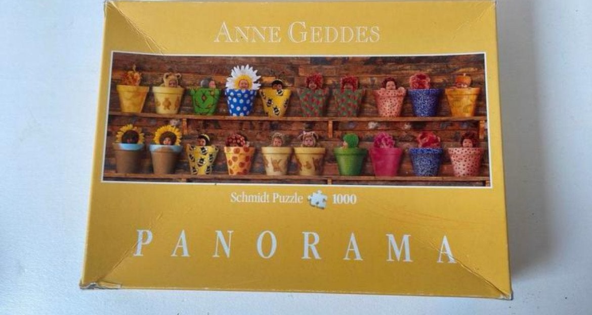 Anne Geddes Panorama Legpuzzel 1000 stukjes, Ophalen, 500 t/m 1500 stukjes, Gebruikt, Legpuzzel