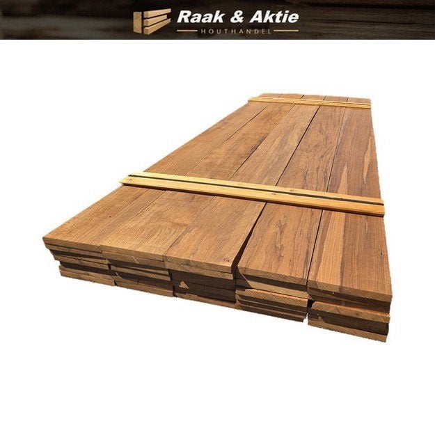 Hardhouten planken 2.2x20.0 cm - nr: HP124, Tuin en Terras, Palen, Balken en Planken, Nieuw, Planken, 250 cm of meer, Hardhout