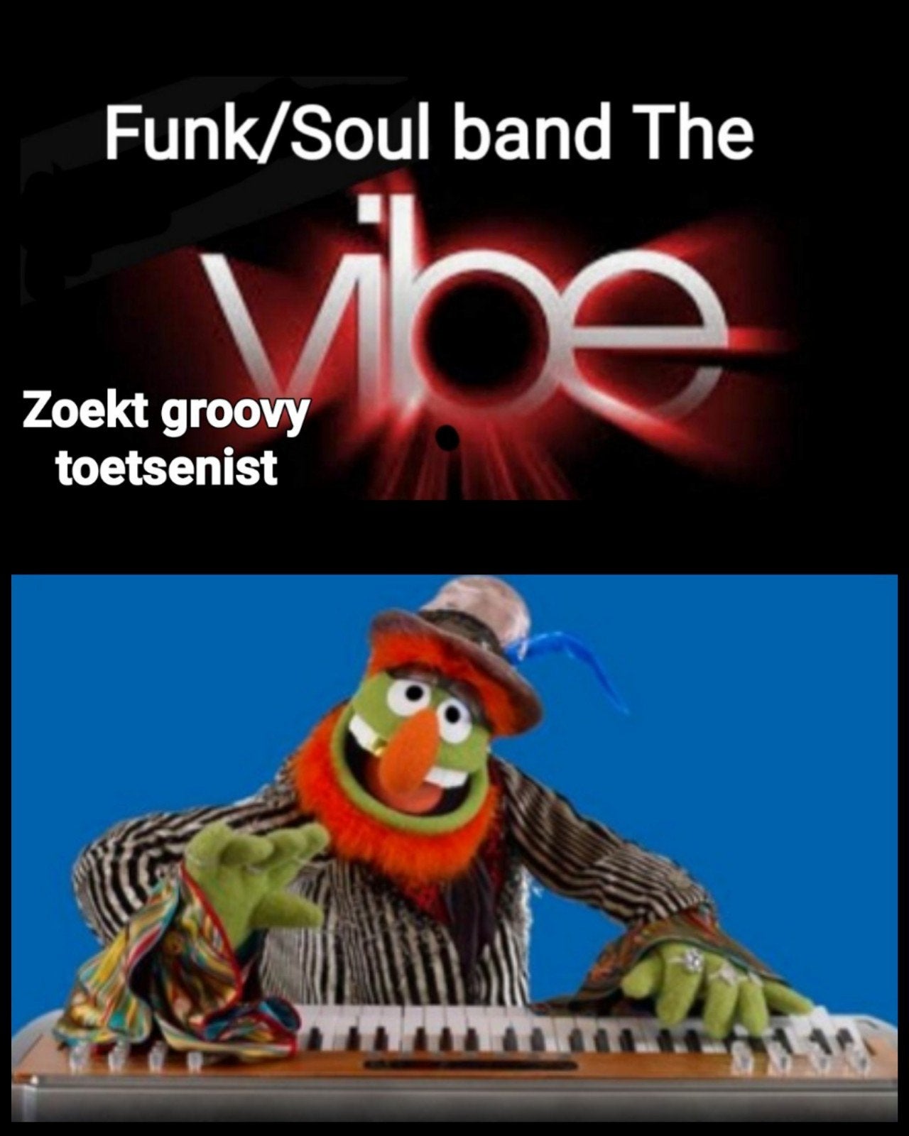 FUNK/SOULBAND THE VIBE, ZOEKT GROOVY TOETSENIST M/V, Ophalen of Verzenden, Overige aantallen