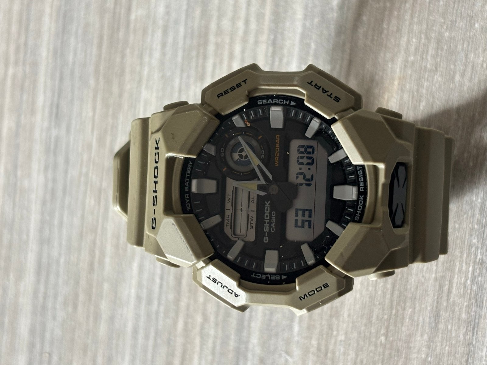 Casio G-Shock GA-010-5AER “Sandy Desert Land”, Ophalen, Casio, Kunststof, Polshorloge