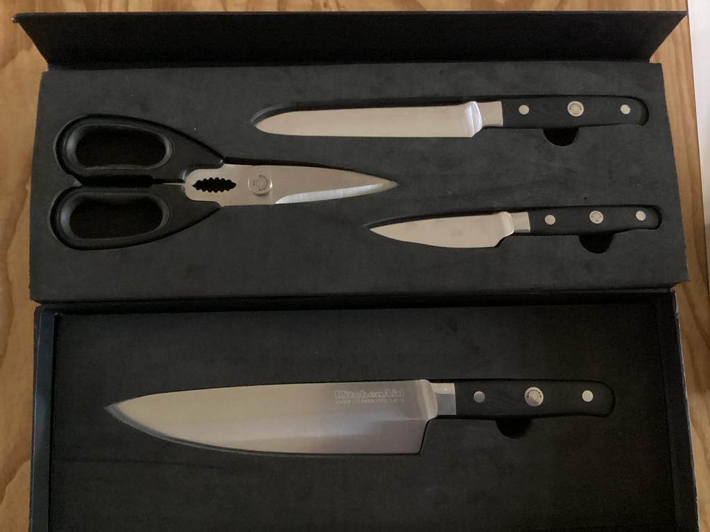 Mooie nieuwe messen set van Kitchenaid, Ophalen of Verzenden, Nieuw