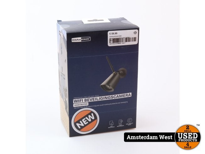 KlikAanKlikUit Wifi Beveiligingscamera voor buiten | Nieuw, KlikAanKlikUit, Zo goed als nieuw, Info@klikaanklikuit.nl, KlikAanKlikUit, P.O. Box 1042, 1300 BA Almere, Nederland