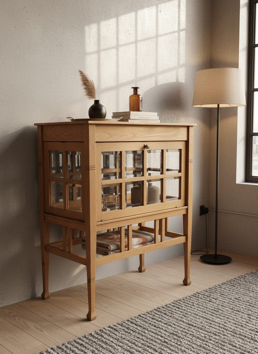 Art deco kastje theekastje., Antiek en Kunst, Antiek | Meubels | Kasten, Ophalen