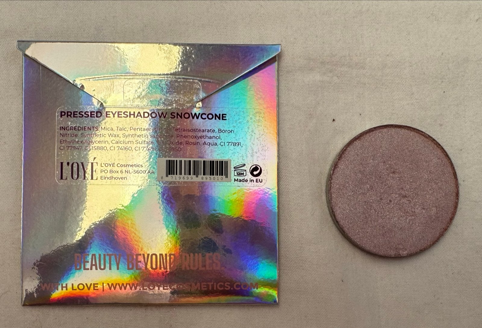 L'oye Oogschaduw Snowcone - Nieuw, Nieuw, Ophalen of Verzenden, Make-up, Overige kleuren