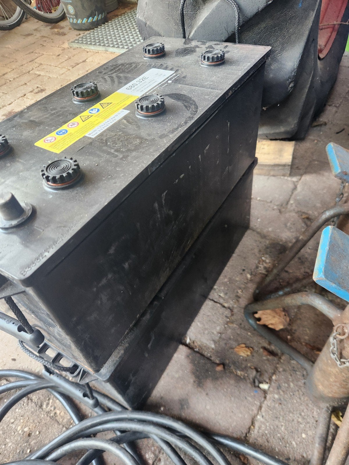 2 accu's 12 volt, Ophalen of Verzenden, Gebruikt