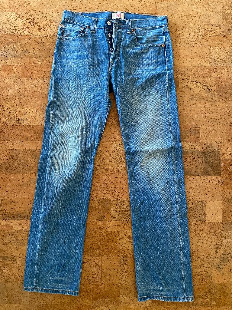 Levi's 501 W 31 L 34, Kleding | Heren, Ophalen of Verzenden, Zo goed als nieuw, Blauw, W32 (confectie 46) of kleiner