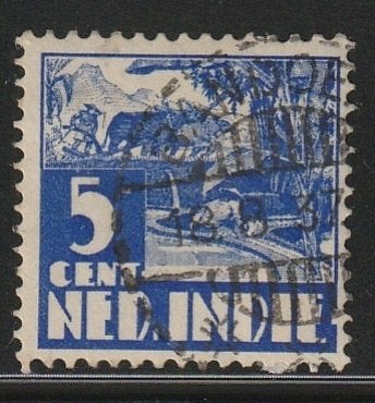 Ned.Indië 1934 192 Karbouw 5c, Gest, Ophalen of Verzenden, Gestempeld, Nederlands-Indië
