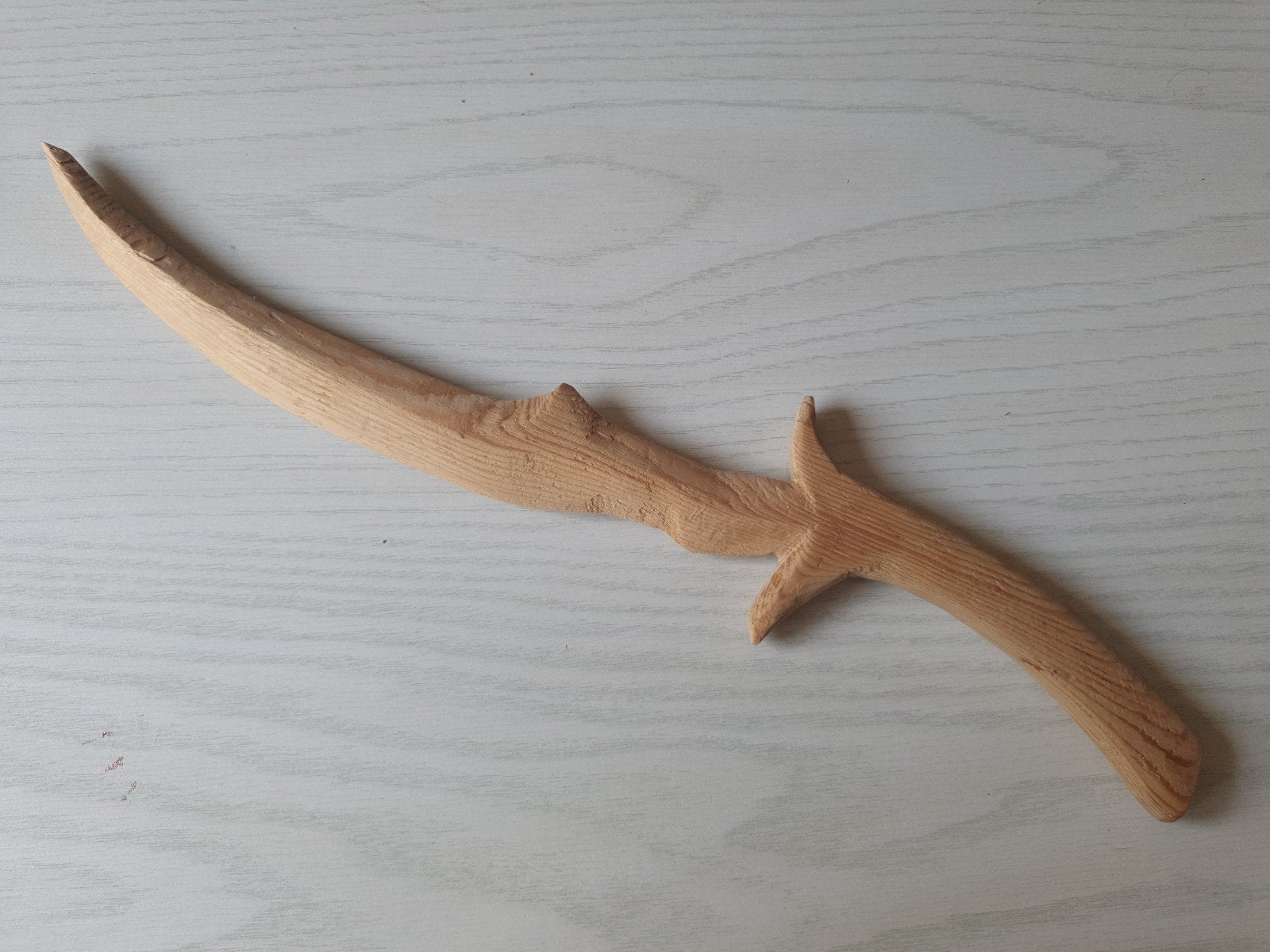 Houten zwaard - handgemaakt, Huis en Inrichting, Ophalen, Hout, 47 cm, Zo goed als nieuw
