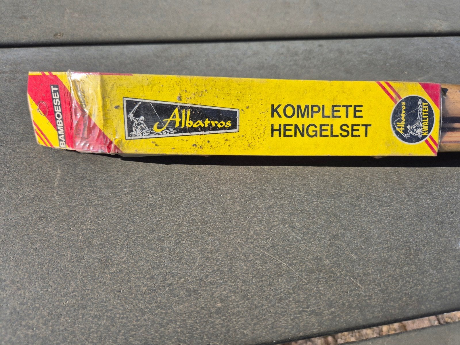 Albatros Bamboe Hengelset - Complete Vaste Hengel, Watersport en Boten, Hengelsport | Algemeen, Ophalen