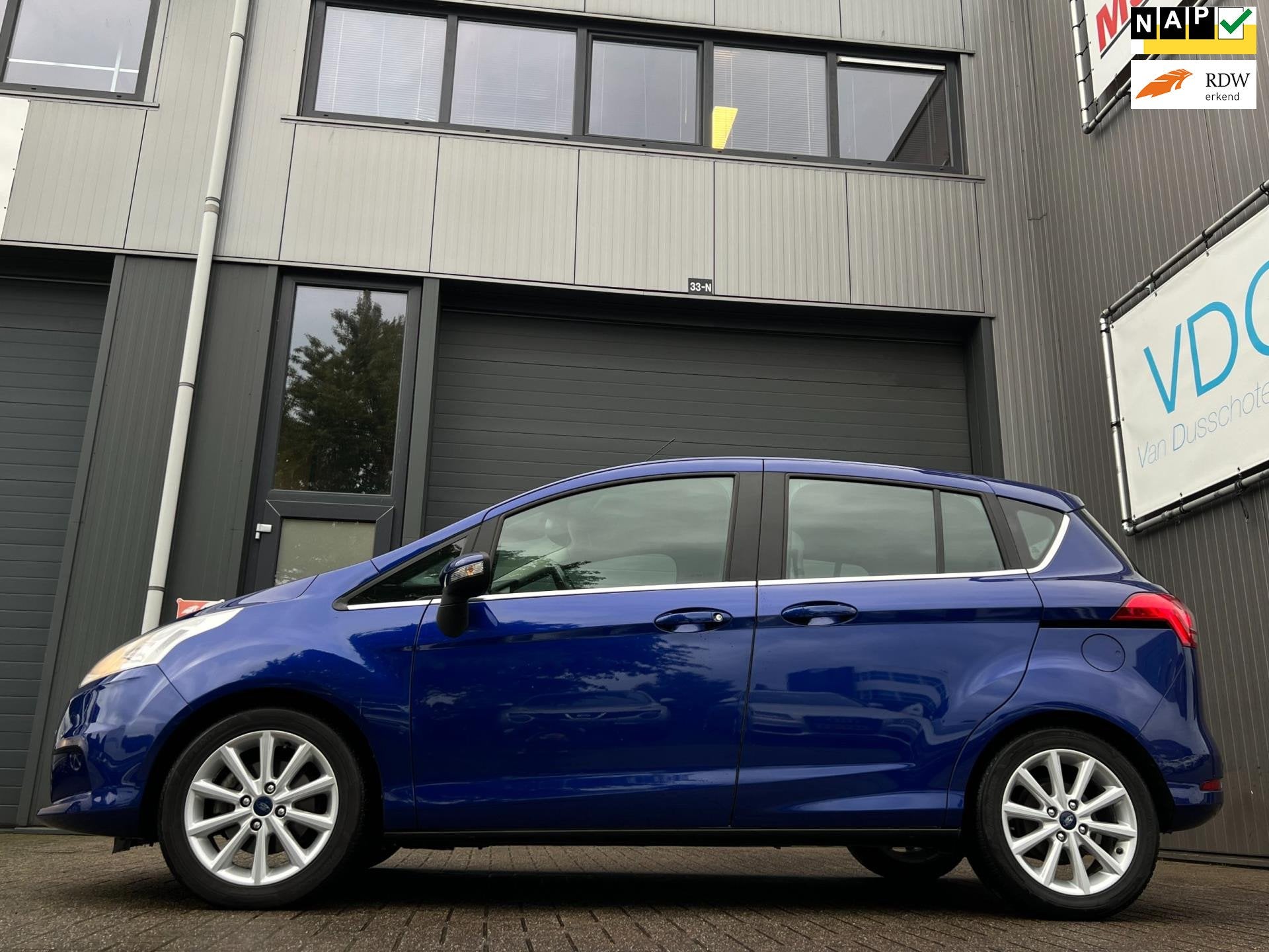 Ford B-Max 1.0 EcoBoost Titanium | 2x PDC | Camera | Navigat, Voorwielaandrijving, Gebruikt, Origineel Nederlands, Bedrijf