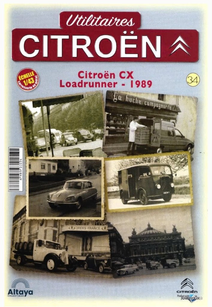 Citroen CX Loadrunner 89 schaal 1/43 Utilitaires Citroen 34, Verzenden, Nieuw, Auto, Overige merken